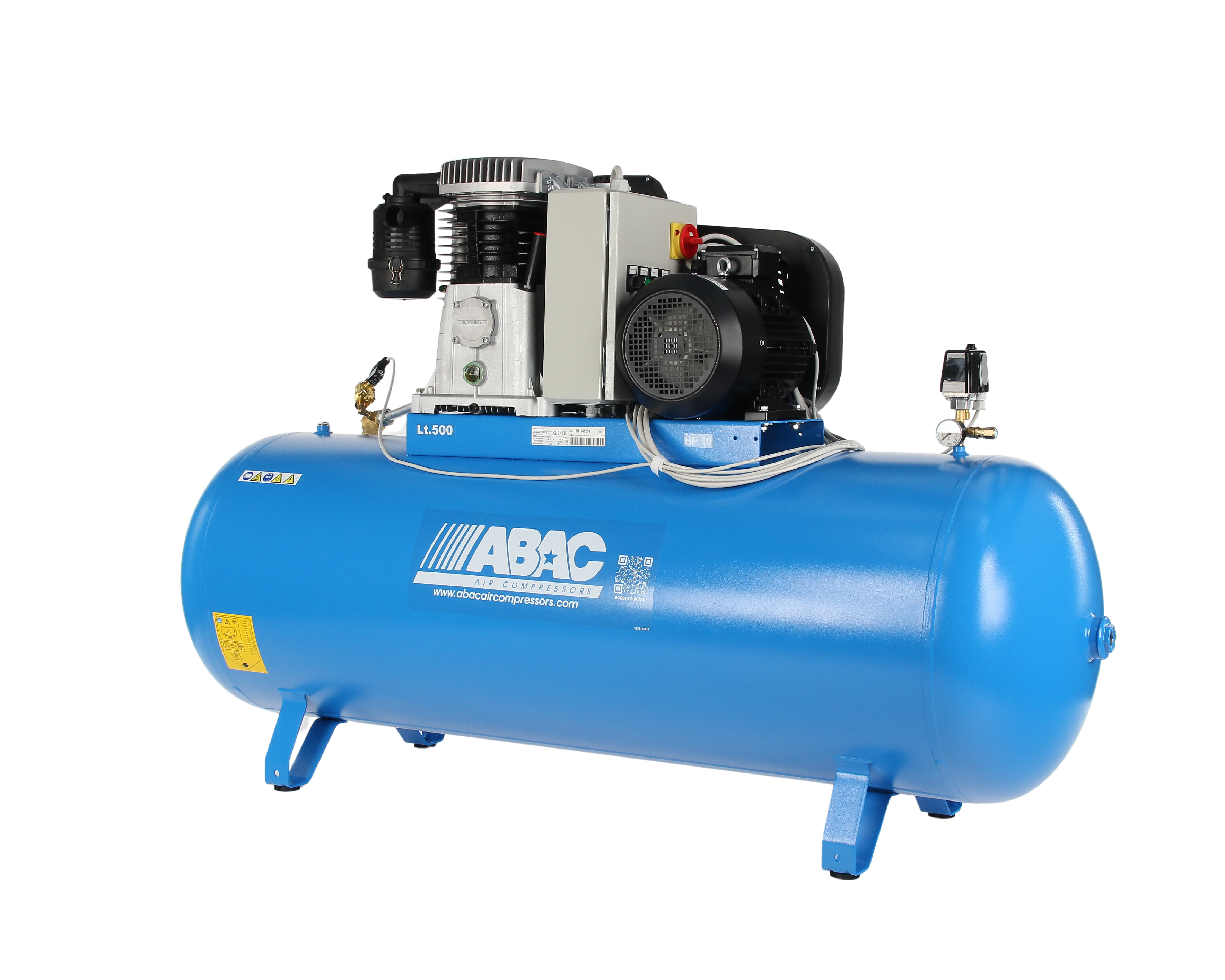 ABAC Pro B7000 500 FT10 500L 26.7CFM 15 Bar Piston Air Compressor - 4116020860