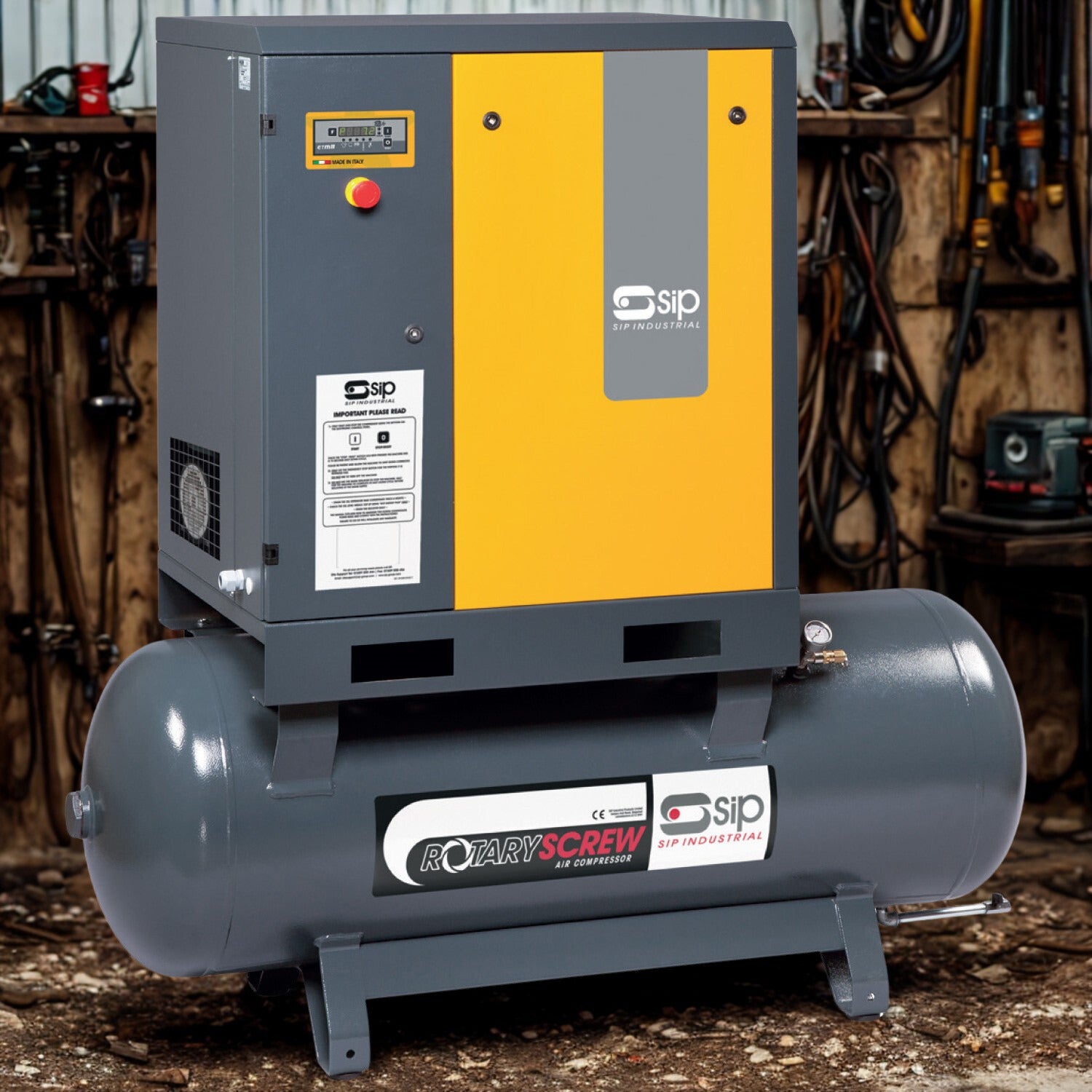 SIP RS11-10-500BD 500ltr Rotary Screw Compressor, 10 Bar - 06200 - Compressed Air Online - airlinkcompressors.com
