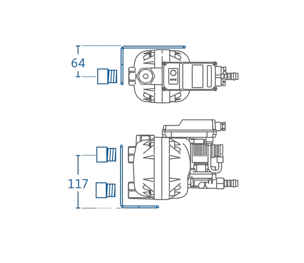 BEKO Technologies Bracket for BEKOMAT (14, 14 CO)   2000037