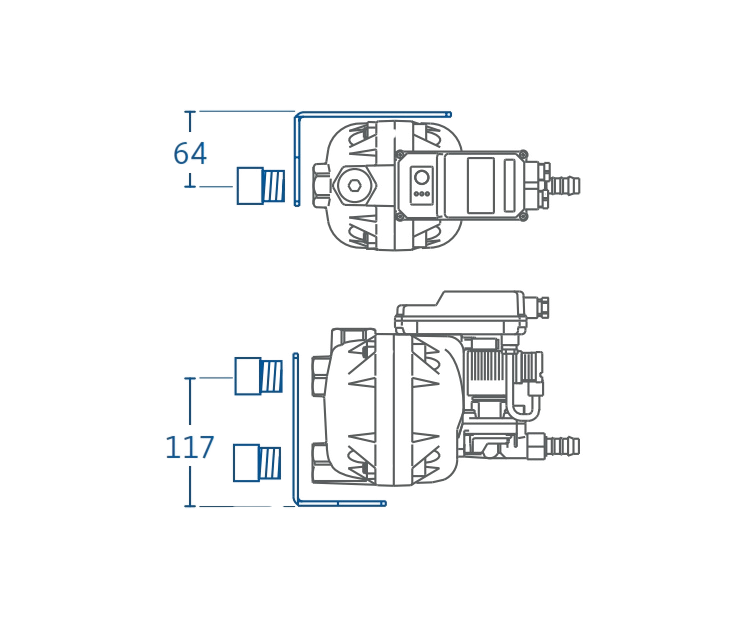 BEKO Technologies Bracket for BEKOMAT (14, 14 CO)   2000037