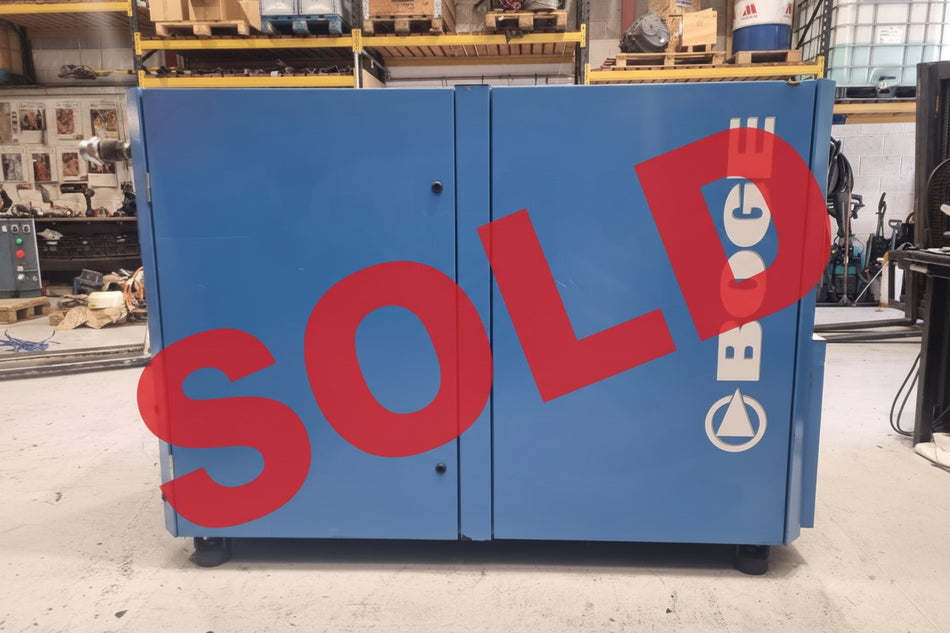 Refurbished BOGE S100-3 75 kW Fixed-Speed Rotary Screw Compressor – 8 bar, 451 CFM