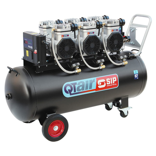 SIP QT DD 4.5hp 200ltr Ultra Low Noise Oil Free Air Compressor - 05498