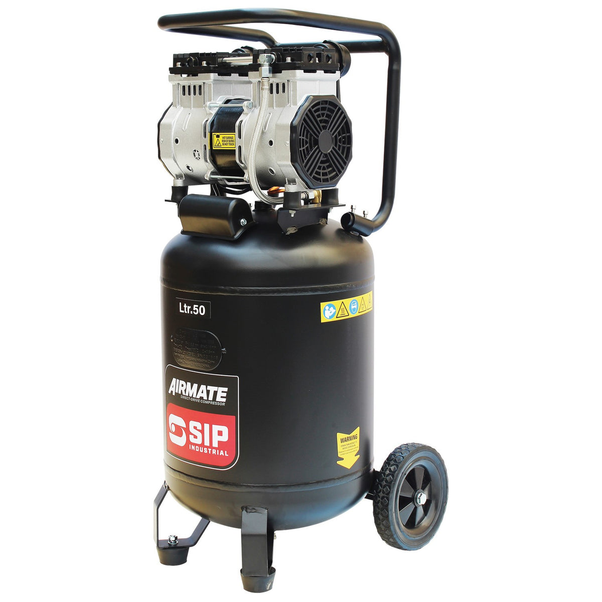SIP DD 2hp 50ltr Low Noise Vertical Compressor - 05483 - airlinkcompressors.com