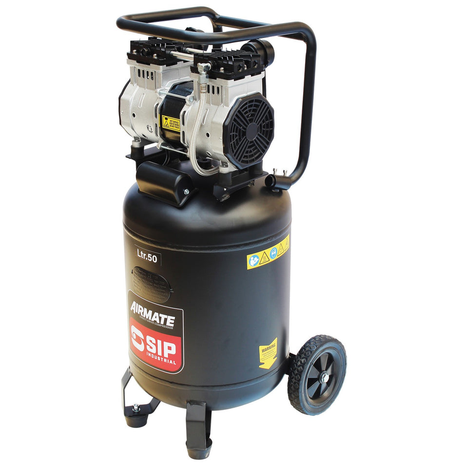 SIP DD 2hp 50ltr Low Noise Vertical Compressor - 05483