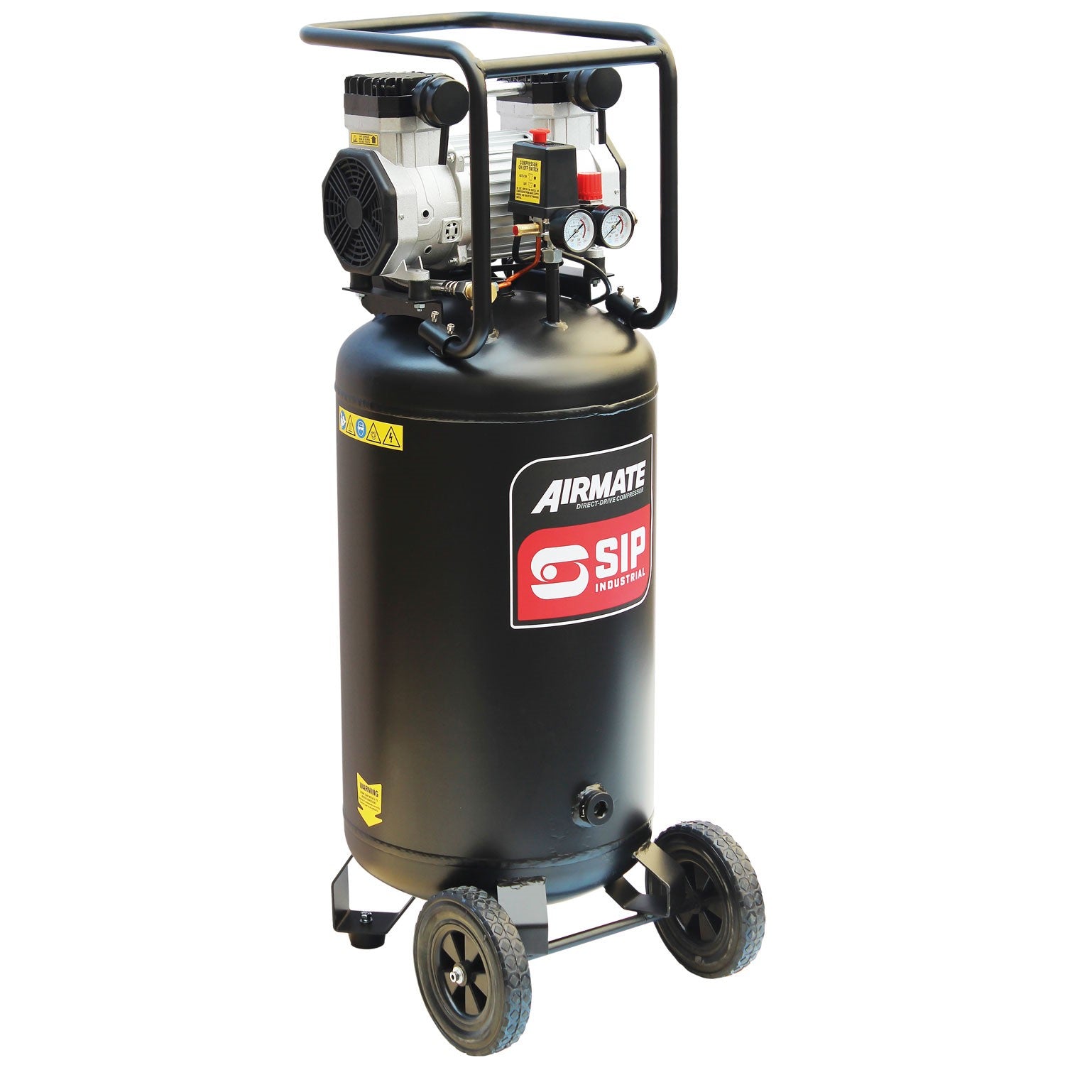 SIP DD 3hp 100ltr Low Noise Vertical Compressor - 05484 - airlinkcompressors.com