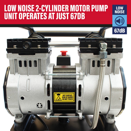 SIP DD 3hp 100ltr Low Noise Vertical Compressor - 05484 - airlinkcompressors.com