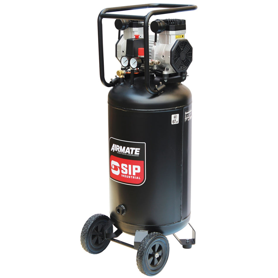 SIP DD 3hp 100ltr Low Noise Vertical Compressor - 05484