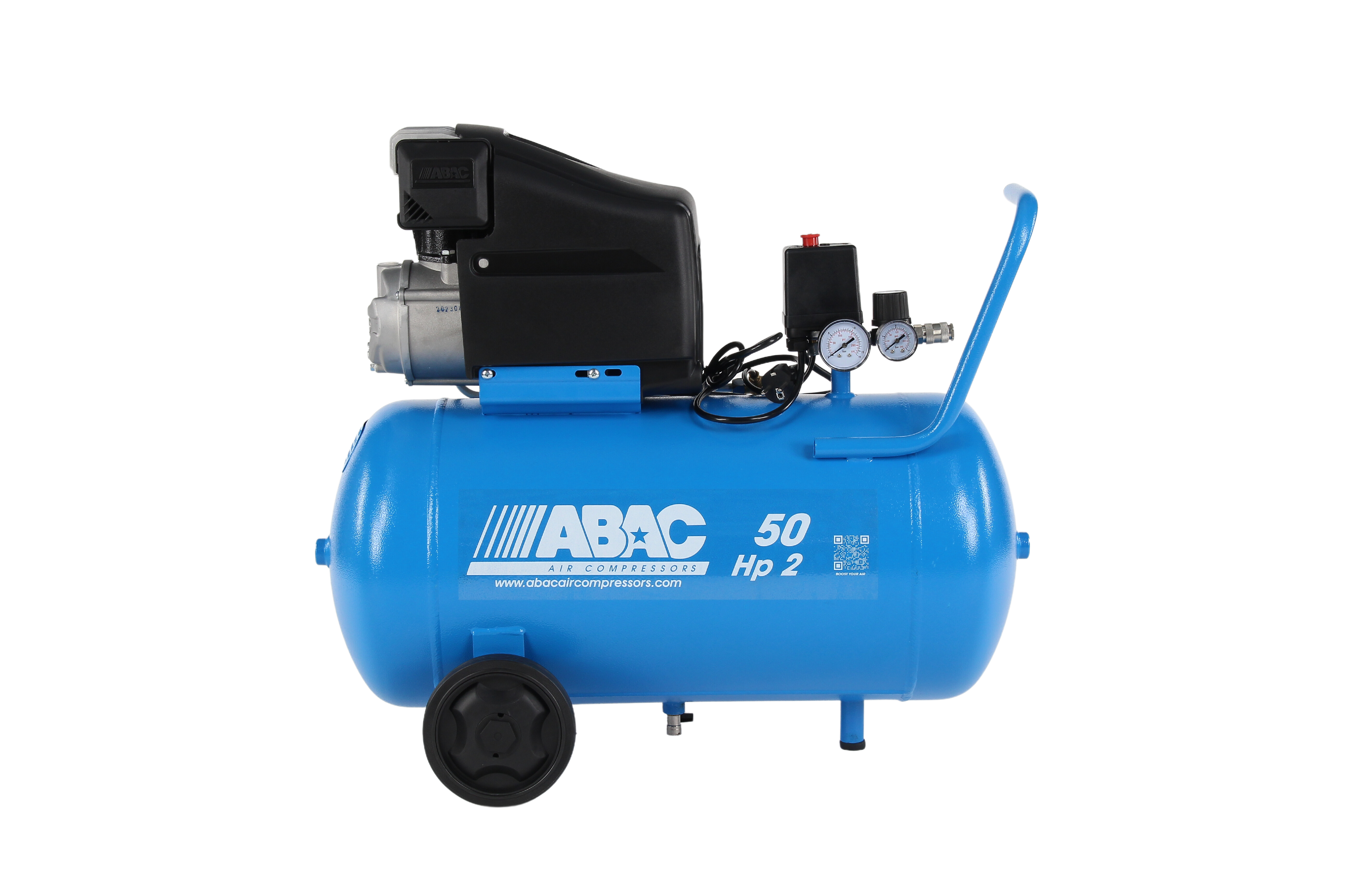 ABAC MONTECARLO L20, 7.8 CFM, 8 Bar 50L Air Compressor - 1129100178