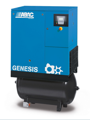 ABAC Genesis 15kw 10Bar 400V 270L 74CFM Screw Compressor & Dryer - 4152025545