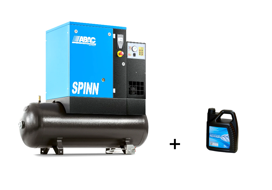 ABAC SPINN 15 E10 15kW 59CFM 10Bar 270L (400V) Compressor & Dryer & 5L Rotair Oil - 4152022653 - airlinkcompressors.com