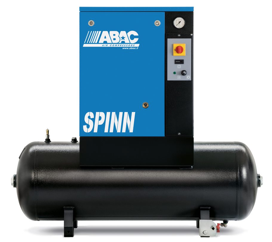 ABAC SPINN 5.5kW 27.5CFM 10Bar 270L (400V) Screw Compressor - 4152054989