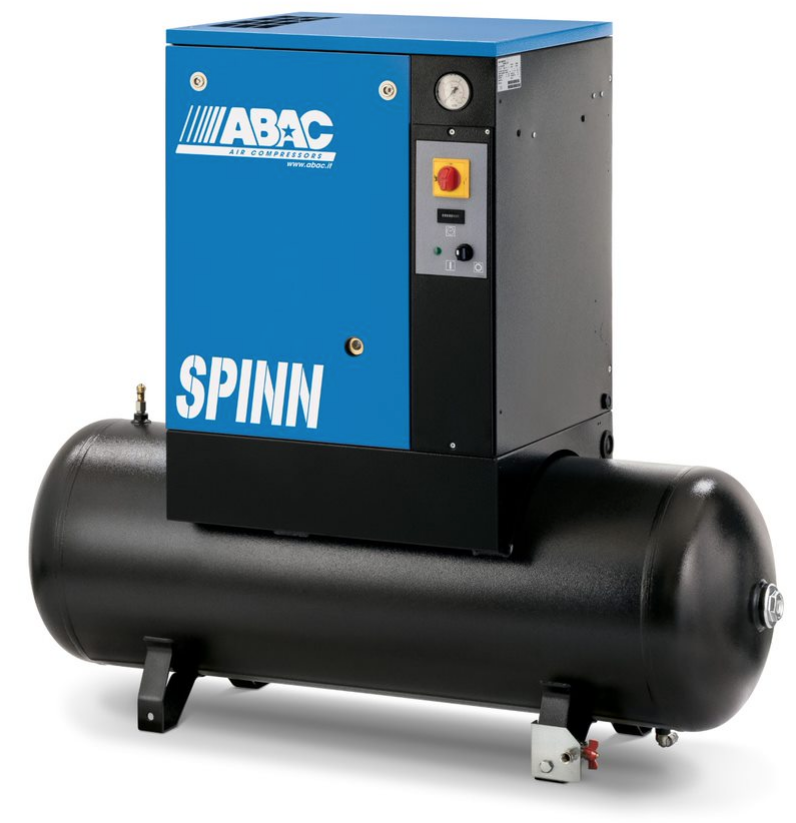 ABAC SPINN 4kW 18.2CFM 10Bar 200L (400V) Screw Compressor - 4152054967