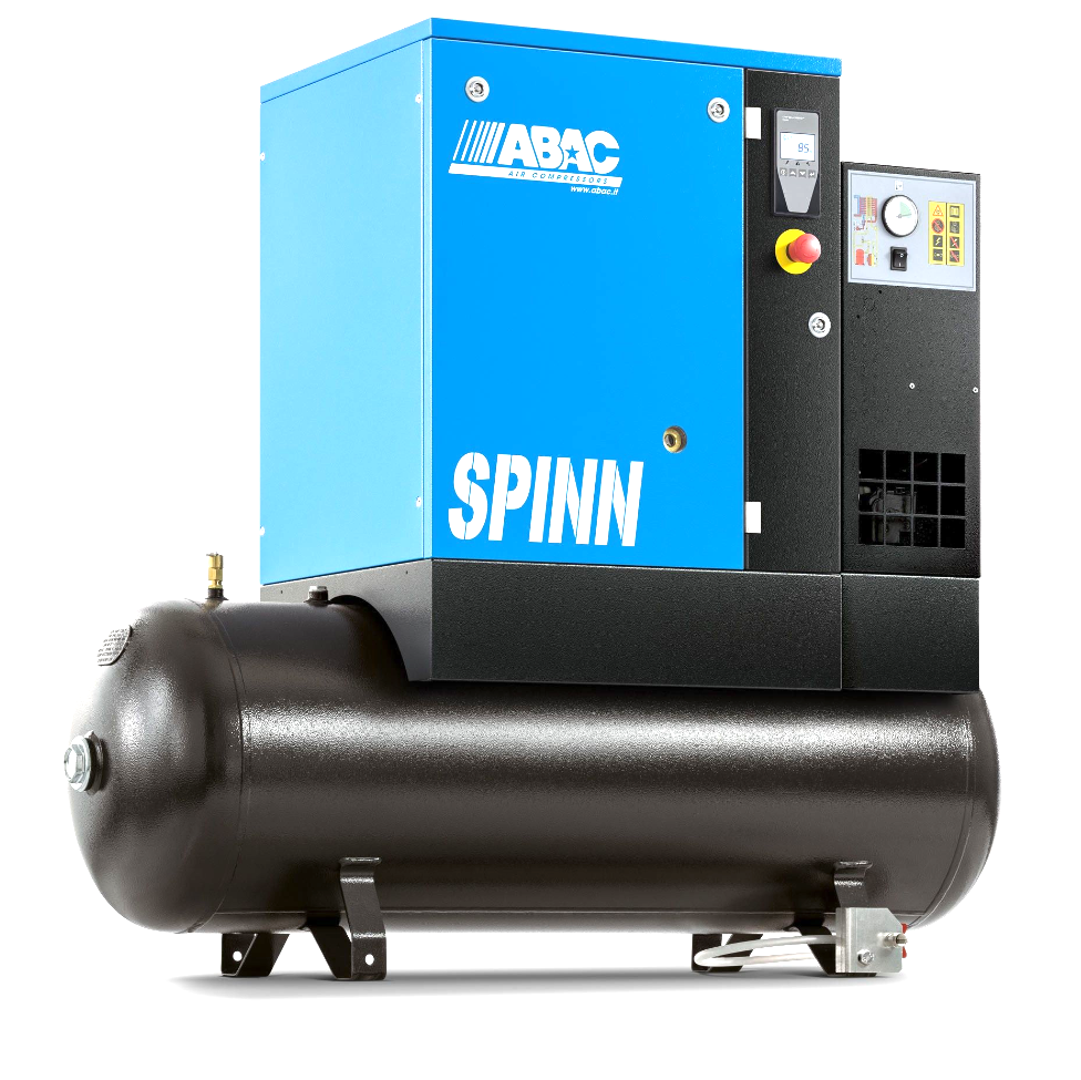 ABAC SPINN 15 E10 15kW 59CFM 10Bar 270L (400V) Compressor & Dryer & 5L Rotair Oil - 4152022653 - airlinkcompressors.com