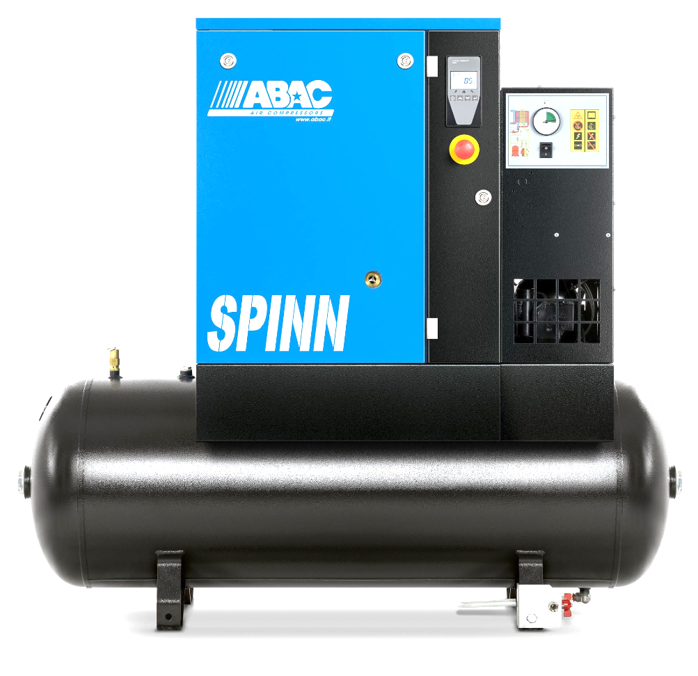 ABAC SPINN 15 E10 15kW 59CFM 10Bar 270L (400V) Compressor & Dryer & 5L Rotair Oil - 4152022653 - airlinkcompressors.com