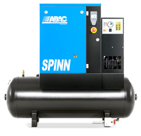 ABAC SPINN 15 E10 15kW 59CFM 10Bar 270L (400V) Compressor & Dryer & 5L Rotair Oil - 4152022653 - airlinkcompressors.com