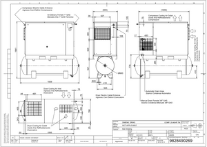 ABAC Genesis 18.5kw 8Bar 400V 500L 109CFM Screw Compressor & Dryer - 4152025550