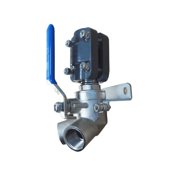 AIRpipe Two Port Female Wall Bracket 75° DN20 to DN25