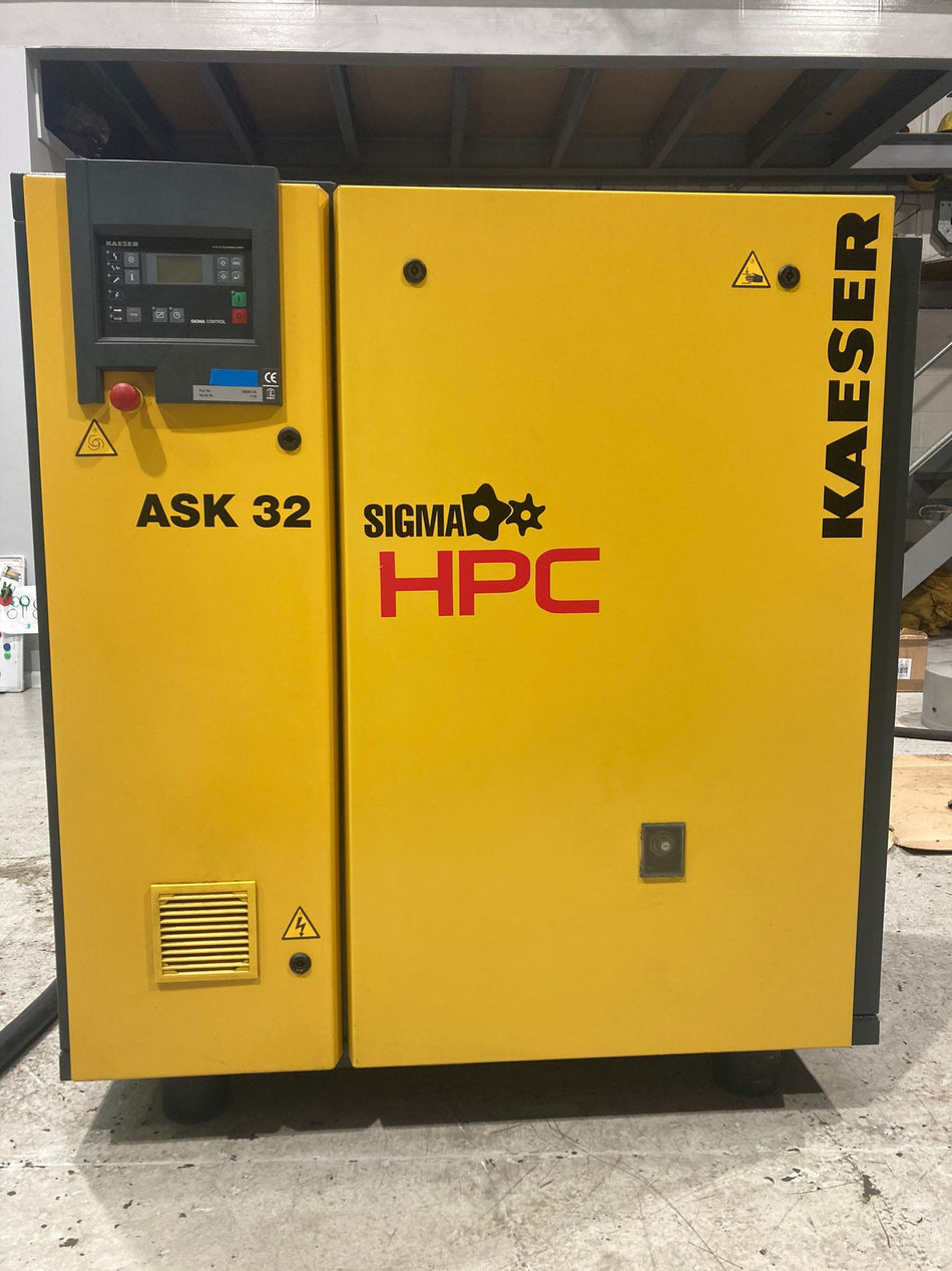Refurbished HPC ASK 32 18.5kW Rotary Screw Compressor, 8 bar / 111 CFM