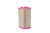  cylindrical filter with pink top and bottom on a white background