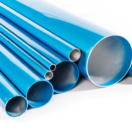 Airnet Aluminium Pipe - Blue - 6M