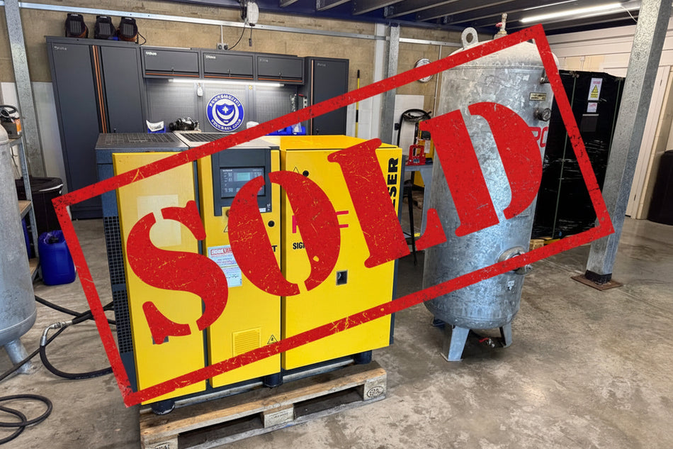 HPC Kaeser SK24 T 15kW Rotary Screw Compressor with Integral Dryer & 500L Galvanised Tank | Refurbished