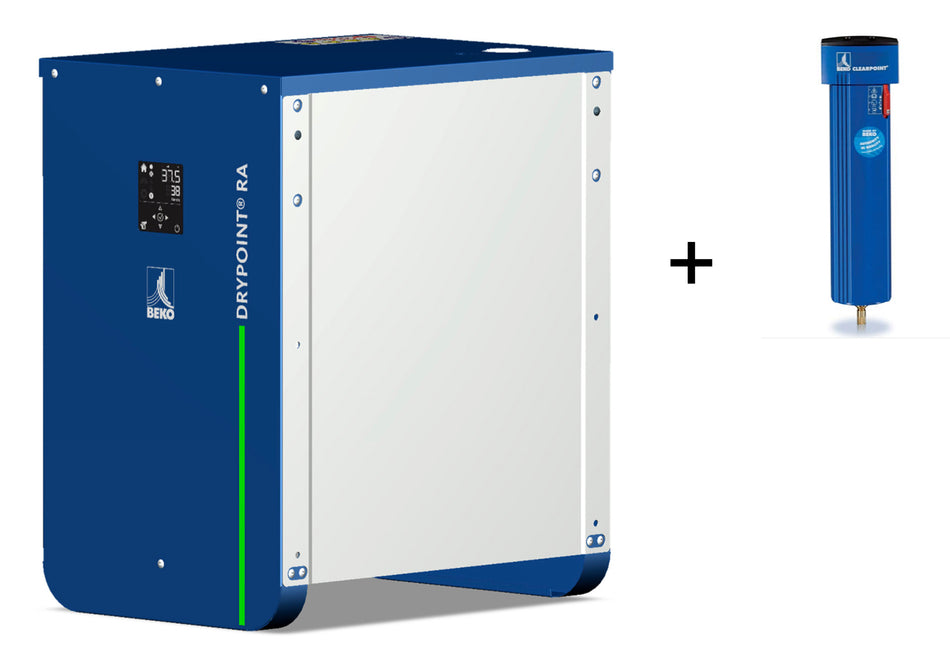 Beko DRYPOINT® RA III 70 Refrigerant Air Dryer with 1 Pre-Filter Flow Rate: 42cfm. 4060410/1