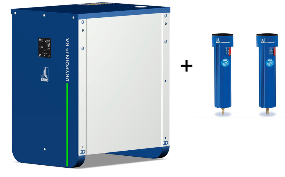 Beko DRYPOINT® RA III 70 Refrigerant Air Dryer with Pre-Filter and After Filter Flow Rate: 42cfm. 4060410/2