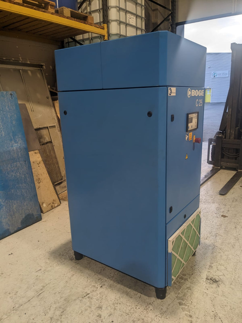 Refurbished BOGE C25 18.5kW Rotary Screw Compressor – 8 bar / 110 CFM