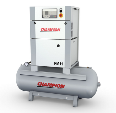 Champion FM11/270 8Bar 11kw 56cfm Tank Mounted Screw Compressor - RSCCP1110