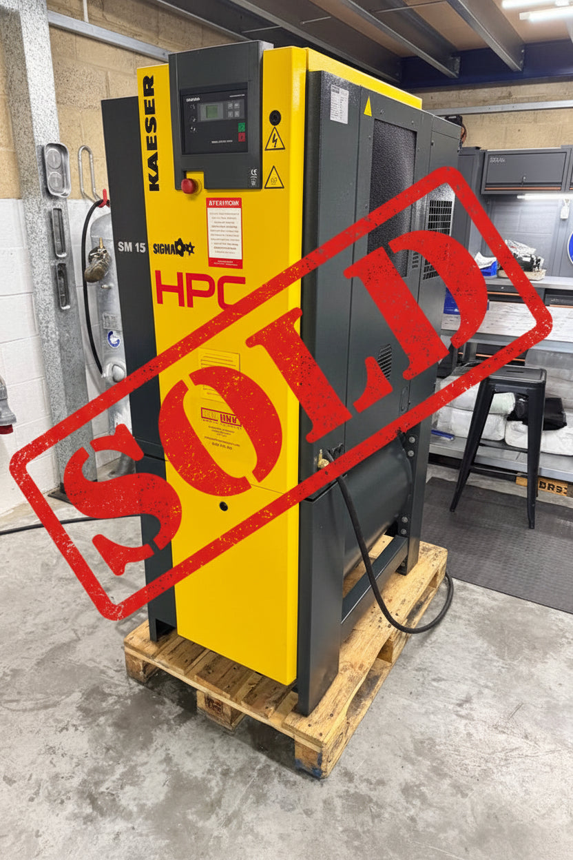 HPC Kaeser Aircenter 15 Rotary Screw Compressor with Integrated Dryer - 9kW / 270L, 53 cfm | Refurbished