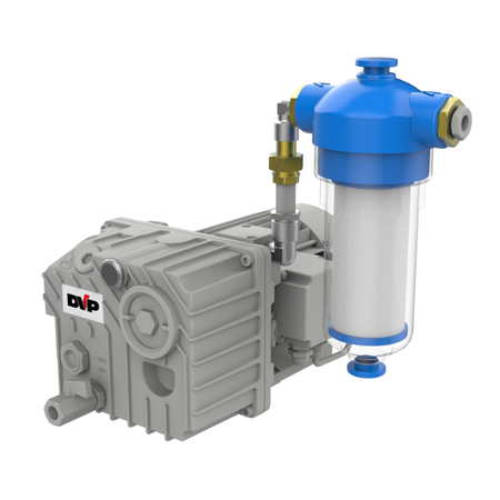 DVP LC12WR Oil Lubricated Rotary Vane Vacuum Pump - 0.45 Kw