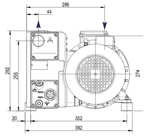 DVP LC151 Dimensions End