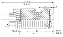 Load image into Gallery viewer, DVP LC151 Dimensions Side