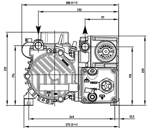 DVP LC25WR Dimensions End