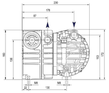 Load image into Gallery viewer, DVP LC25 Dimensions End 