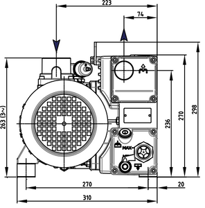 DVP LC40WR Dimensions End