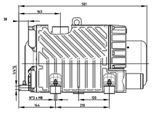 Load image into Gallery viewer, DVP LC40WR Dimensions Side