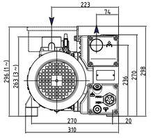 Load image into Gallery viewer, DVP LC40 Dimensions End