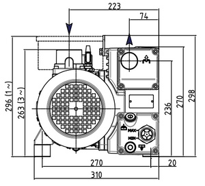 DVP LC40 Dimensions End