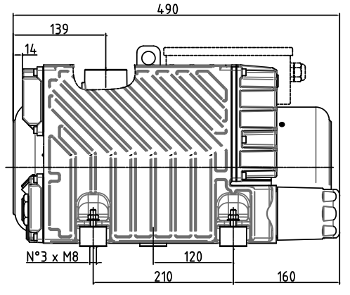 DVP LC40 Dimensions Side