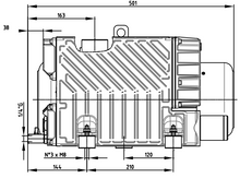 Load image into Gallery viewer, DVP LC60WR Dimensions Side