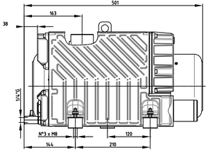 DVP LC60WR Dimensions Side