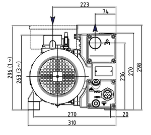 DVP LC60 Dimensions End