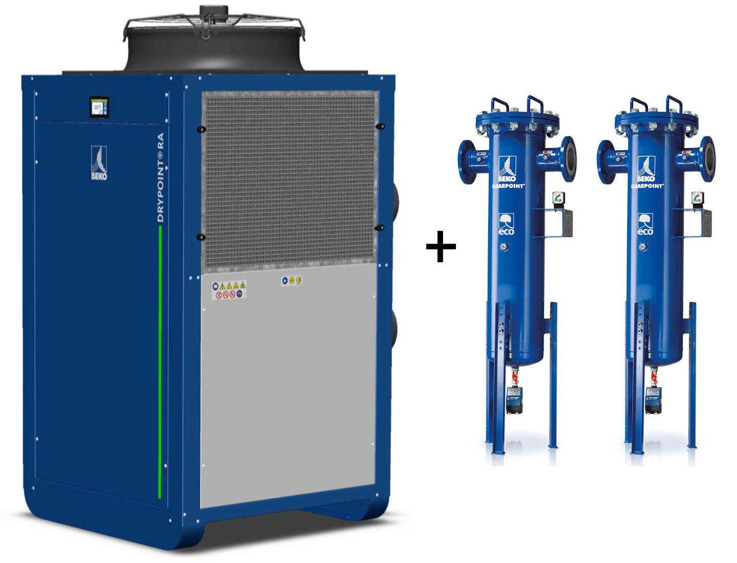 Beko DRYPOINT® RA III 1900 Refrigerant Air Dryer with Pre-Filter and After Filter Flow Rate: 1118cfm  4059837/2