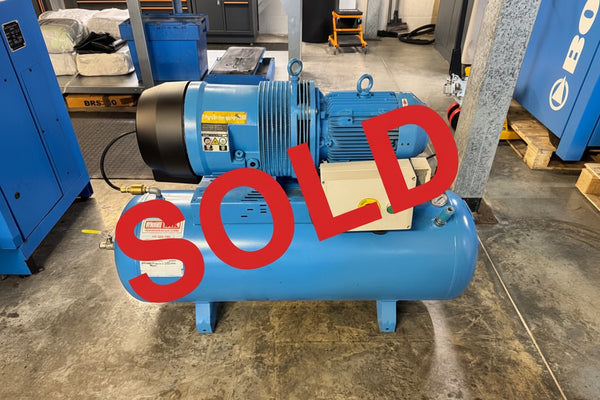 Refurbished Hydrovane 25 (504) 4 kW Rotary Vane Compressor with Condensate System Fitted – 3 Phase, 8 bar, 24.6 CFM