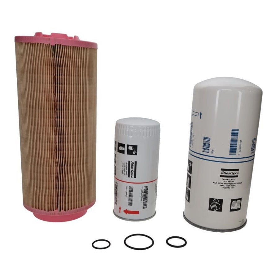 Filter Kit Suitable for Atlas Copco Compressor GA37VSD - 3001160801 - airlinkcompressors.com