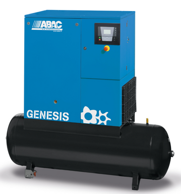 ABAC Genesis 5.5kw 10Bar 400V 270L 24.5CFM Screw Compressor & Dryer - 4152059597