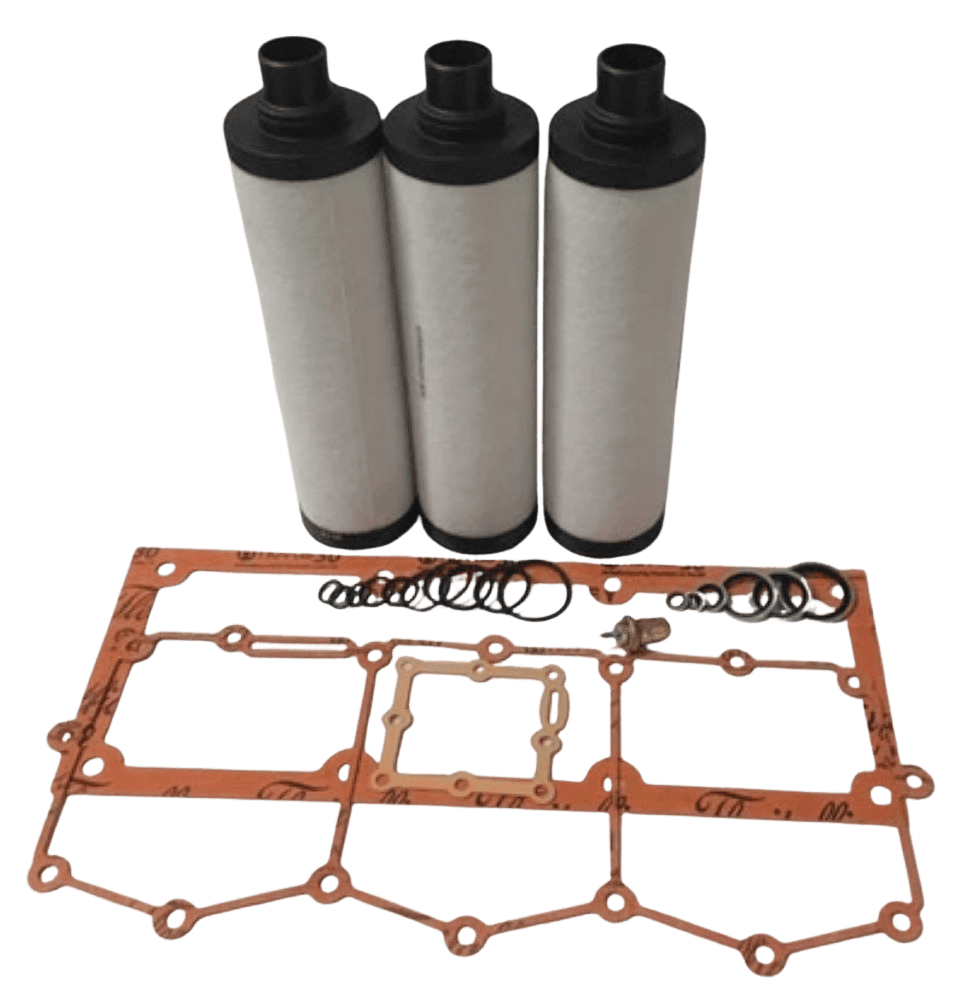KS84 Separator Kit components including air/oil separator, gaskets, and seals