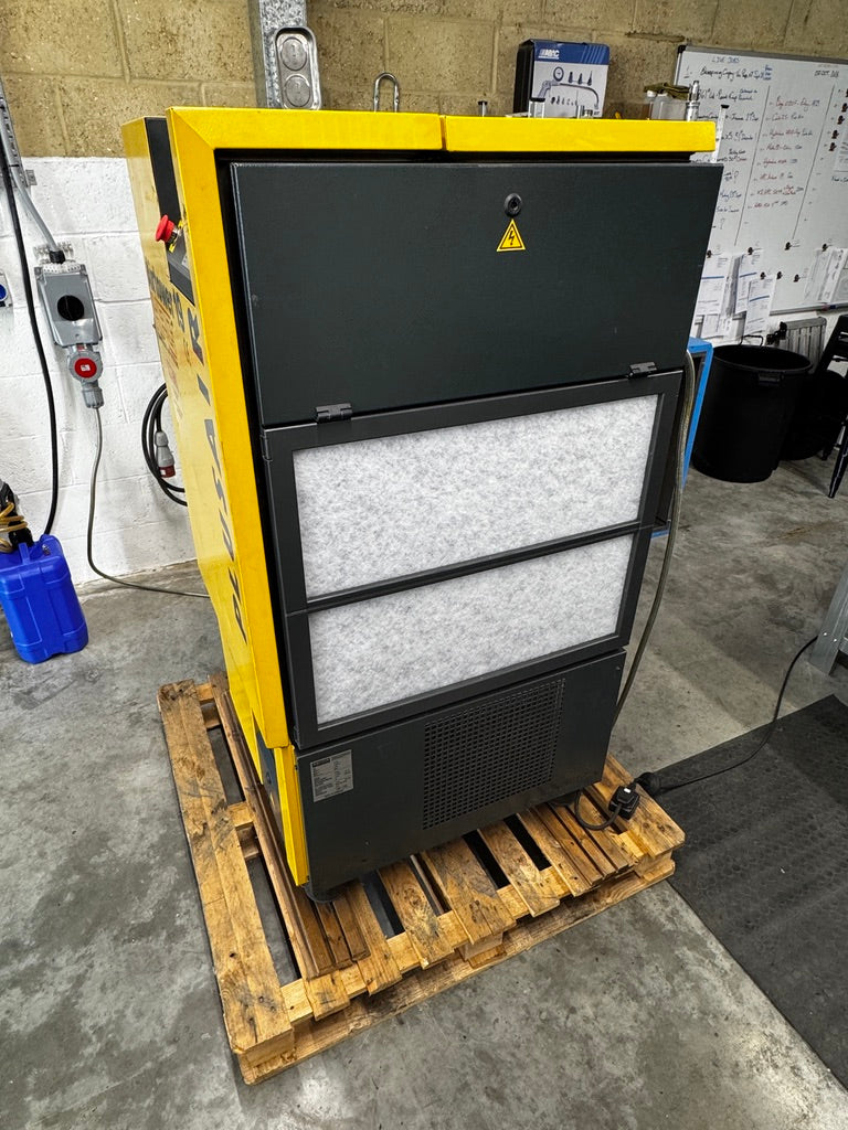 HPC Airtower 19 control panel and refrigerant dryer section after in-house test
