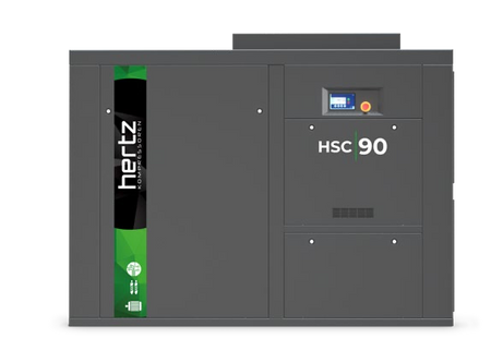 Hertz HSC 90 compressor on a white background
